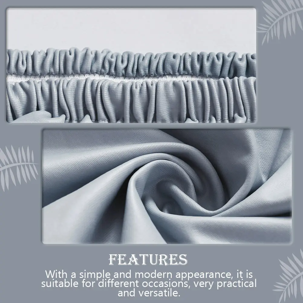 

Anti-Slip Pu Chair Cover Waterproof Elastic Seat Protector For Dining Home Hotel Chair Slipcover Accessory