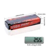 7.4V 2S Lipo バッテリー 70C 6100mAh 7100mAh ハードケース 4mm 弾丸付き RC 車車トラックタンクバギートラギーレース用 5
