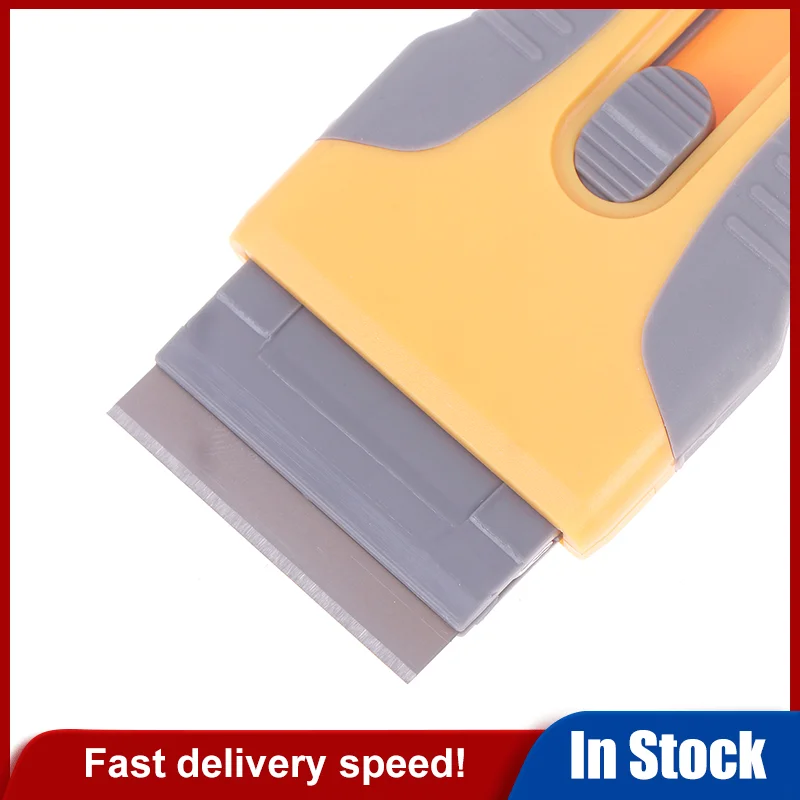 1 Set Glue Removal Blade With 10 Blades Telescopic Adjustment Knife Cleaning Scraper Tool For Removing Labels Stickers Paint