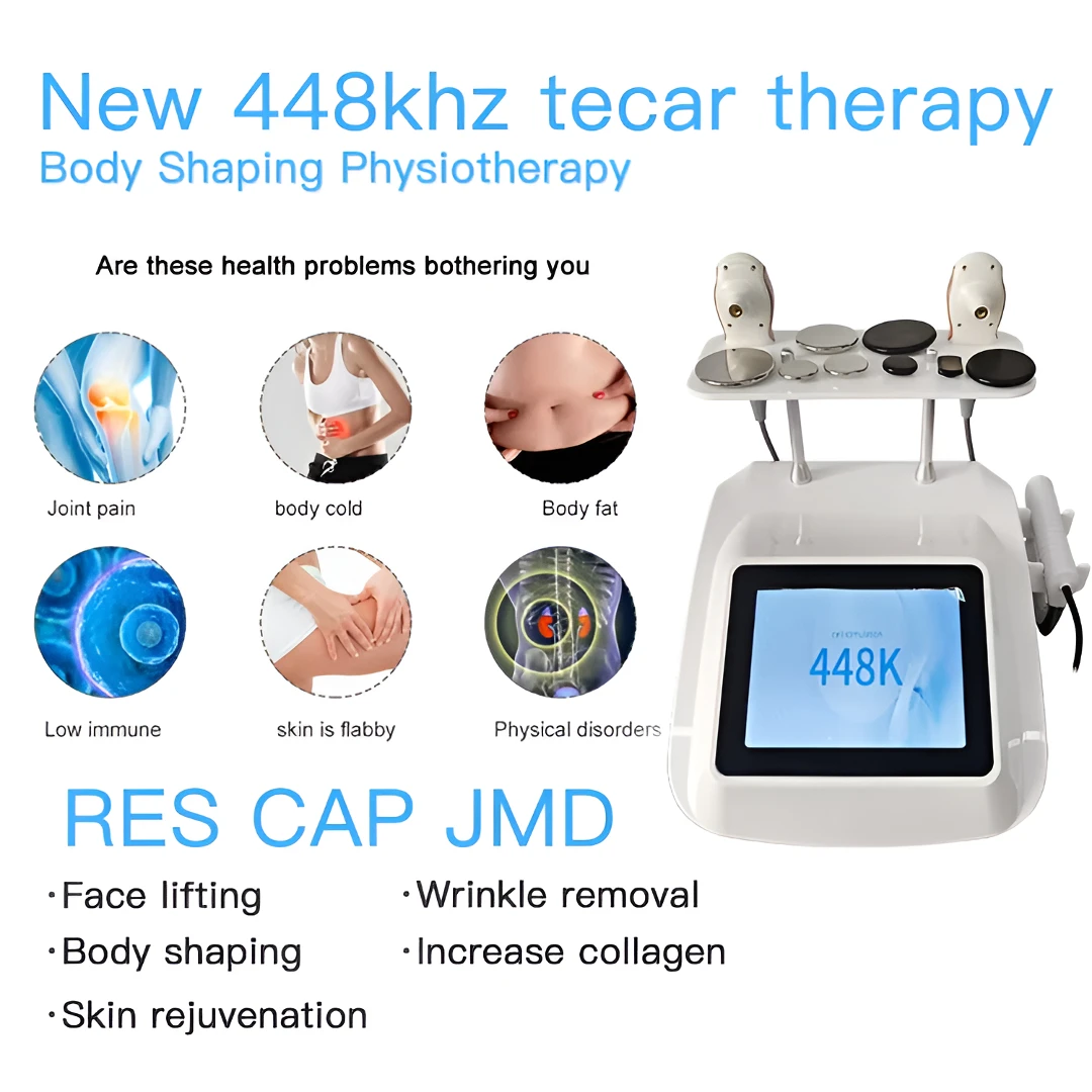

Портативный RF-аппарат с сертификатом CE для салонов и домашнего использования, частота 448 кГц, для подтяжки кожи и коррекции фигуры, обезболивание, новая модель 2026 года