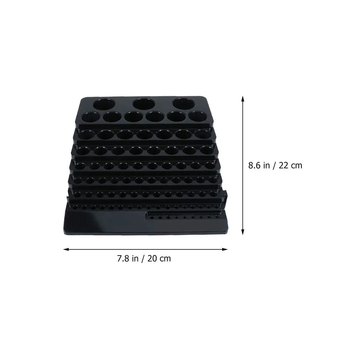 1Pcs in-Drawer Knife Block Storage Box Eco Friendly Renewable Material Compact Countertop Free Organizer for Kitchen Drawers