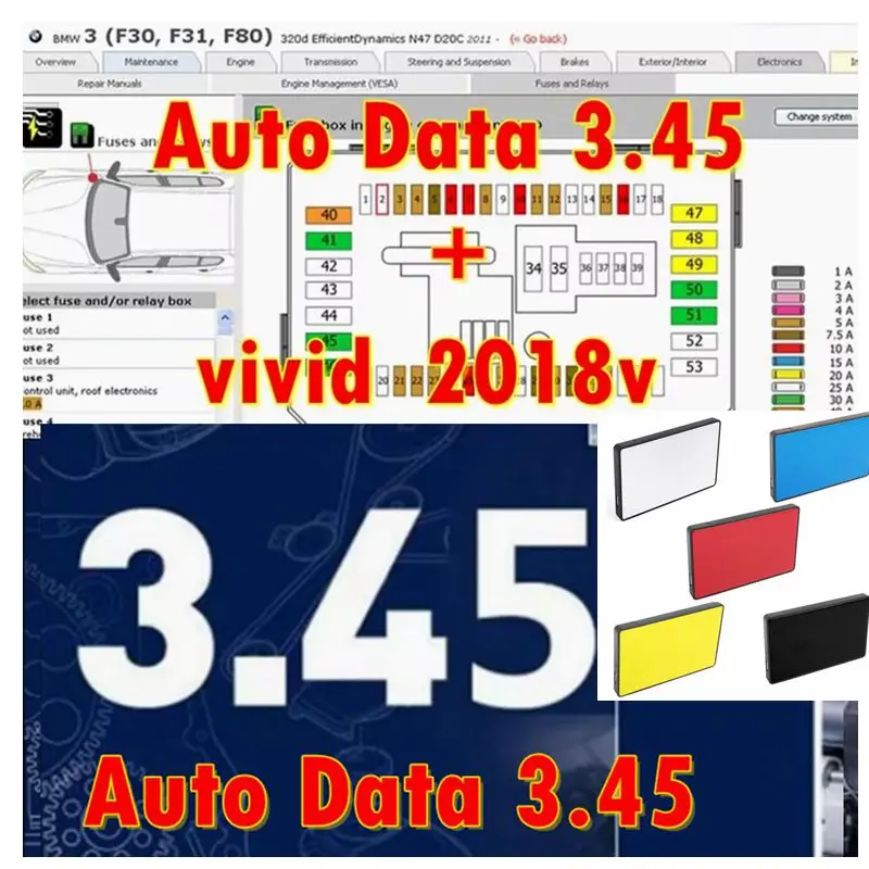 Auto Data 3.45 Auto Repair Software Vivid Workshop Data Atris-Stakis Technik 2018.01V Multi languages Polish Spanish Link HDD