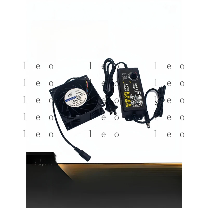 High-speed 9038 12V 4.32A 9CM powerful fan, adjustable fan, car modification supercharger fan