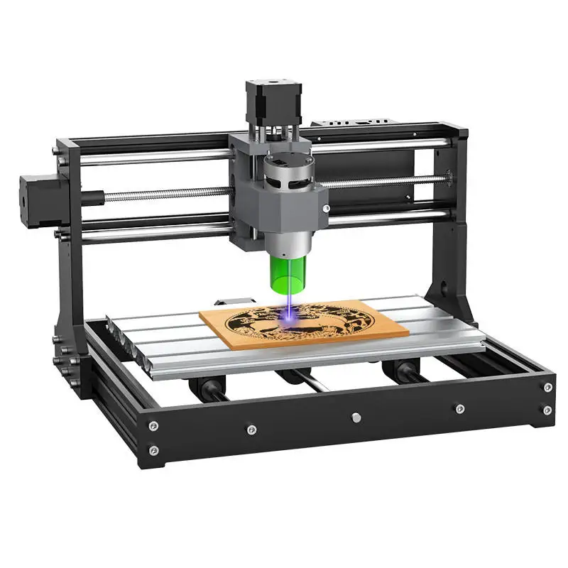 ActionLasers Newest High-performance 3018 CNC Mini Engraving Machine 3040 Wood Router 3D Carving Pro 3018 CNC Wood Router Retail