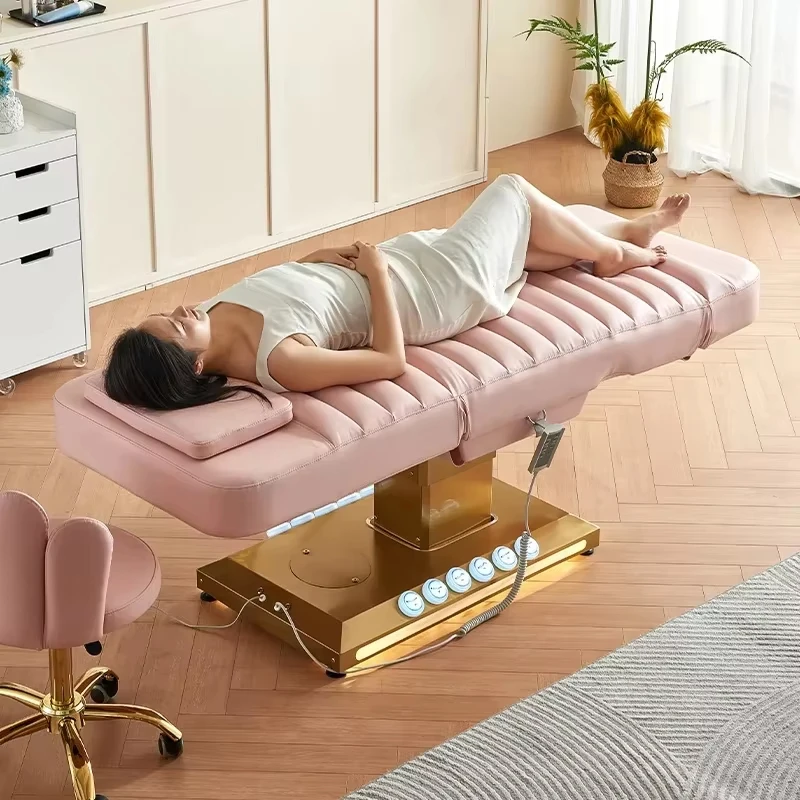 

Salon Cosmetic Extension Facial spa chair electric massage Beauty Bed--DF25
