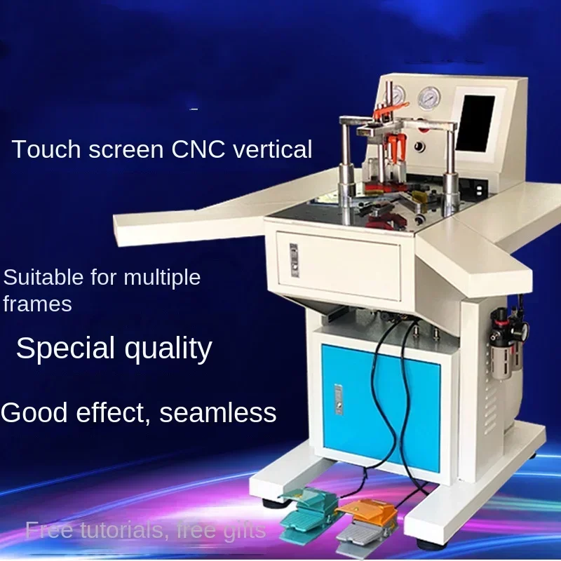 

2025 Picture Frame Four Cylinder Angle Nailing Machine Making Picture Frame Machine Angle Embroidery Mounting Picture Frame