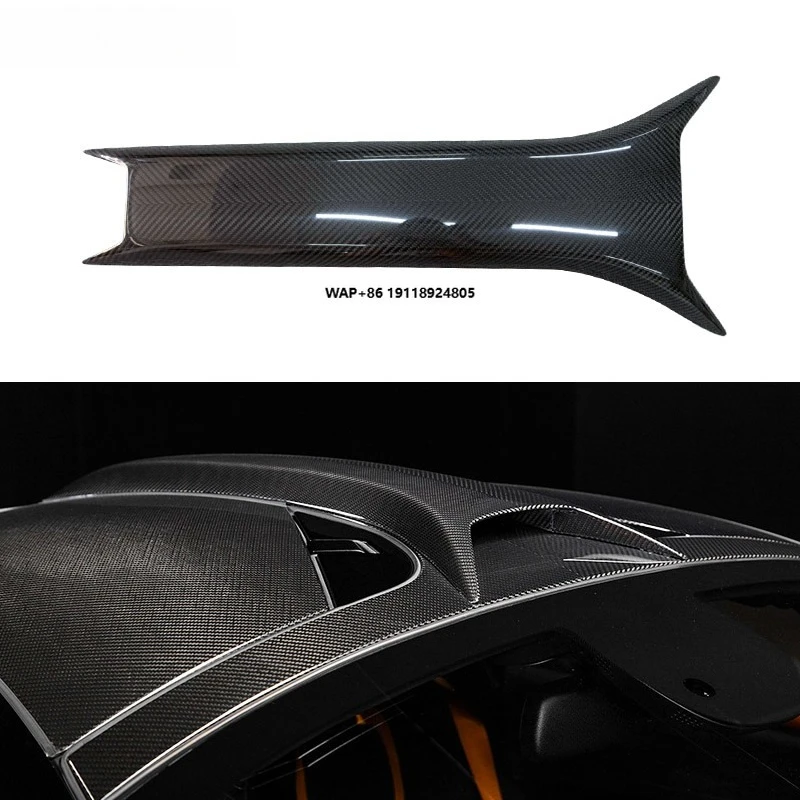 High Quality Dry Carbon Roof Scoop for McLaren 720S Luxury Sports Car Vent With Excellent Fitment & Paste Mount