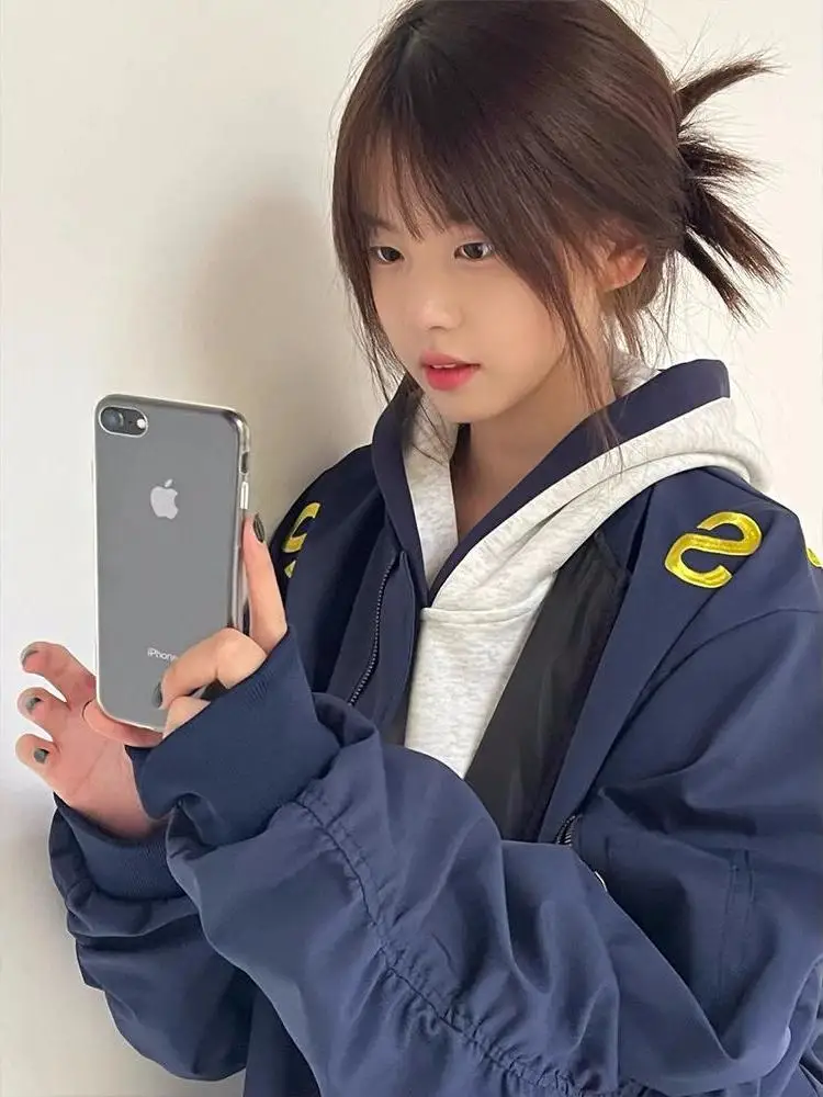 

Уличная одежда American Sle с вышитыми буквами и воротником-стойкой Flight Jaet ex осень-зима универсальная верхняя одежда пальто