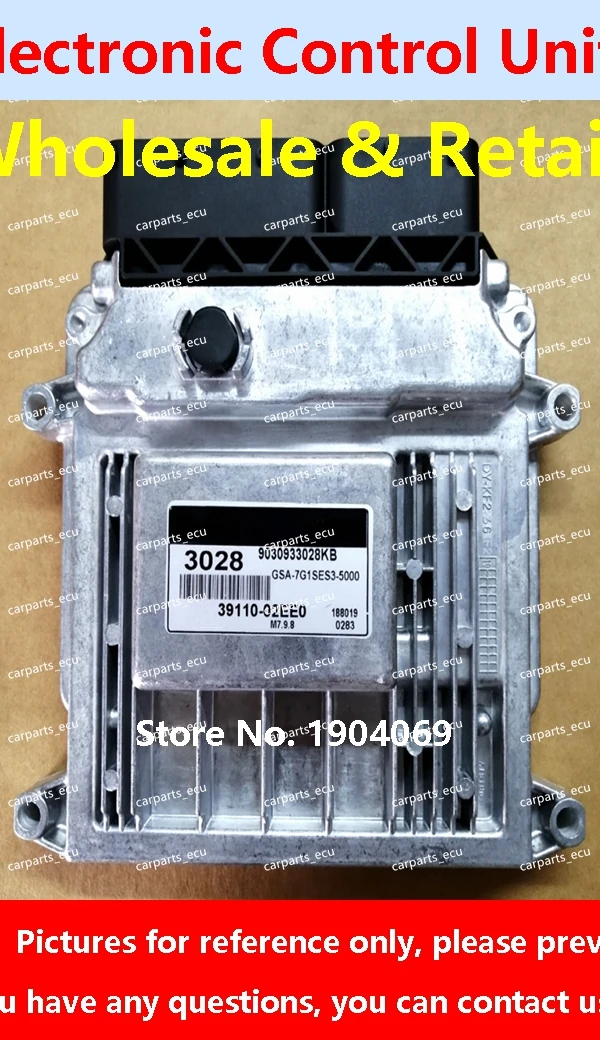 

39110-03220 0389 ЭБУ 39132-26BJ0/39110-2B050 H08 для Hyundai Elantra KIA Компьютерная плата двигателя автомобиля/M7.9.8 39110-02EE0 3028