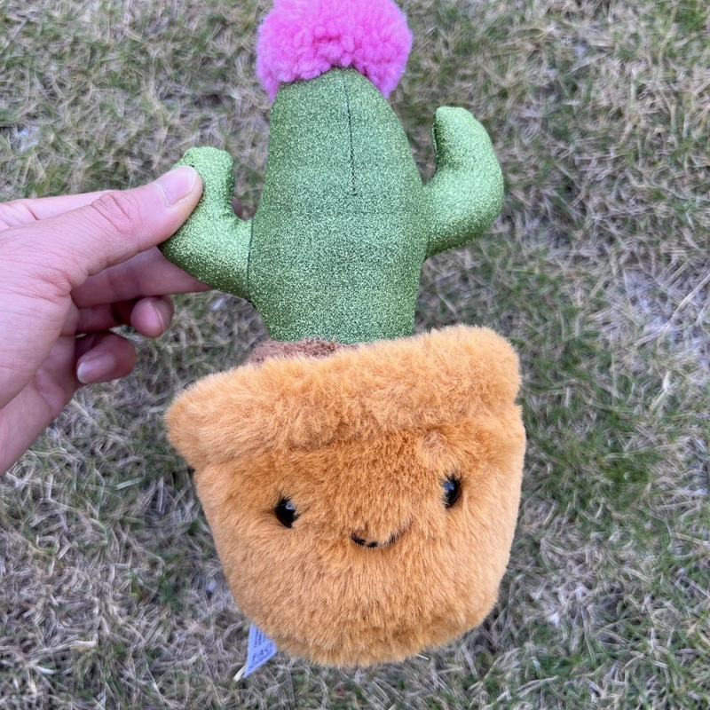 15cm 선인장 화분에 심은 식물 플러시 장난감 선인장 공 작은 장식 항목 Kawaii 인형 어린이 생일 및 크리스마스 선물