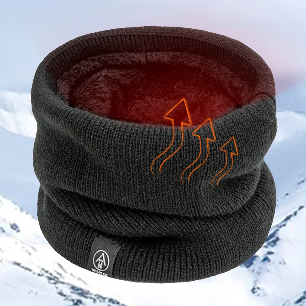 Soft polar fleece Winter Neck Warmer Women Men Neck Gaiter Cold Weather Scarf Face Cover for Skiing Cycling Outdoor Sports