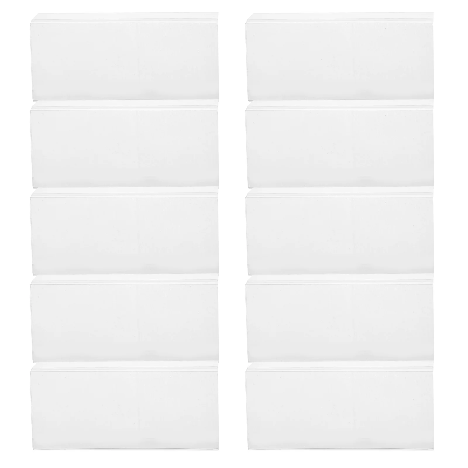 

20Pcs Price Sign Holder Acrylic Transparent L-Shape Stand for Retail Supermarket Tabletop Display Price Tag Label Holder