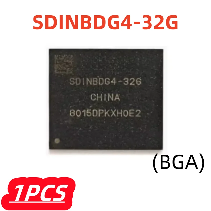 1 قطعة/الوحدة 100% جديد SDINBDG4-32G SDINBDG4 32G BGA153 EMMC 5.1 32GB الأصلي