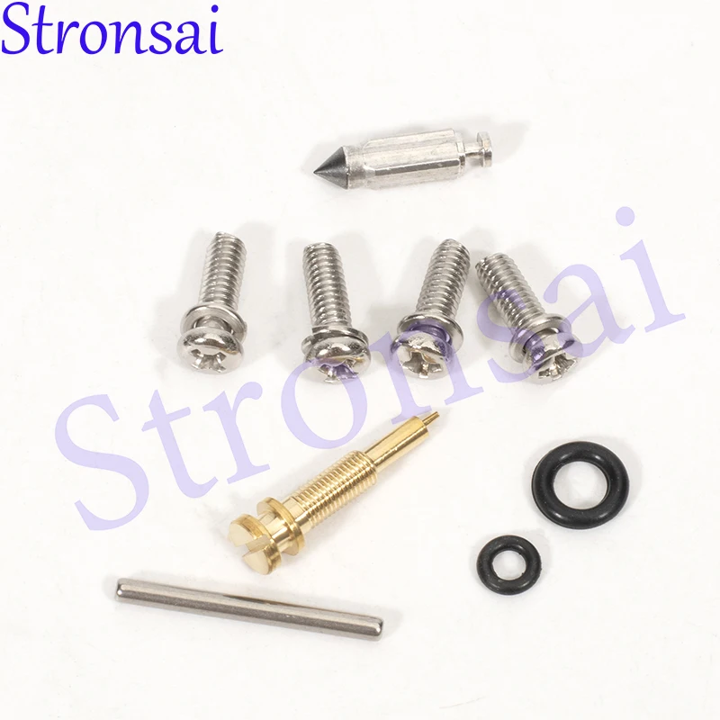 66M-W0093 Boat Motor Carbs Carburetor Repair Kit for Yamaha 4-Stroke 9.9 & 15 Outboard Engine Fit 18-7738 66M-W0093-01 802706A