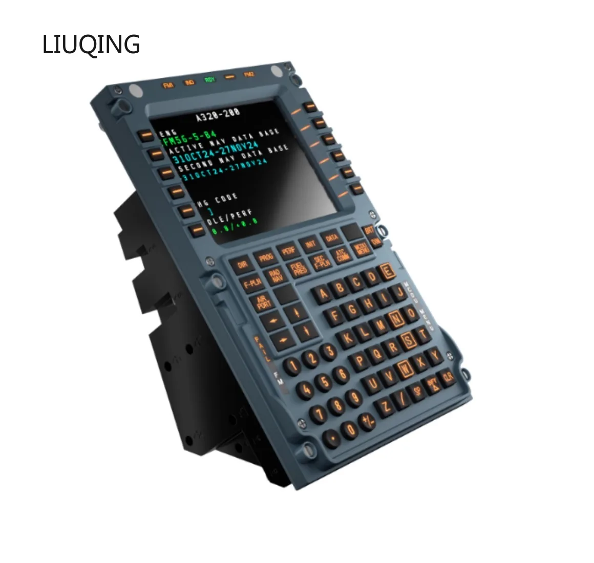 WINWING Flight Simulator MCDU Toliss Fenix Flight Control Display Civil Aviation Control Panel A320 für X-Plane MSFS