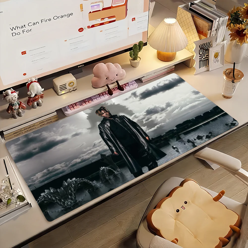 Rapper Cool J-Juice Wrld Mouse Pad Non-slip Desk Mat PC Laptop Accessories Rubber Office Keyboard Large Gamers Decoracion