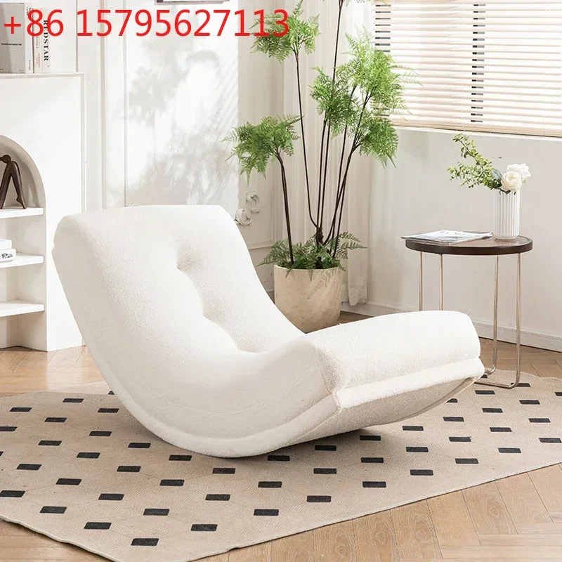 

Кресло-качалка Moon, кожаное, для отдыха и сна, для балкона, одноместное кресло для отдыха