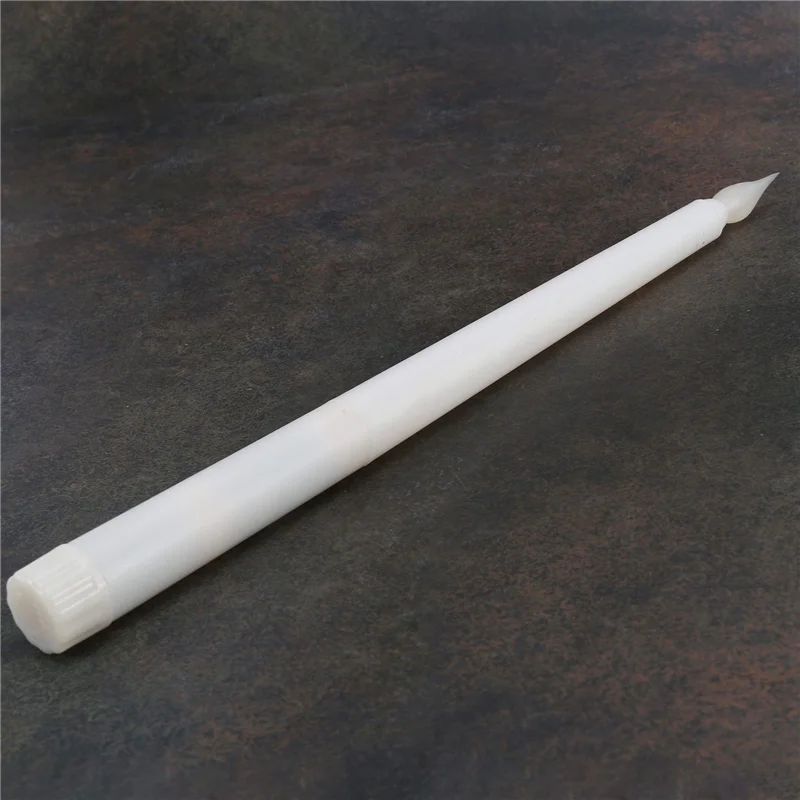 AT13 24Pcs LED Taper Candle For Dinner, Flickering Flameless Tapered Battery Operated Table Settings Weddings Birthday
