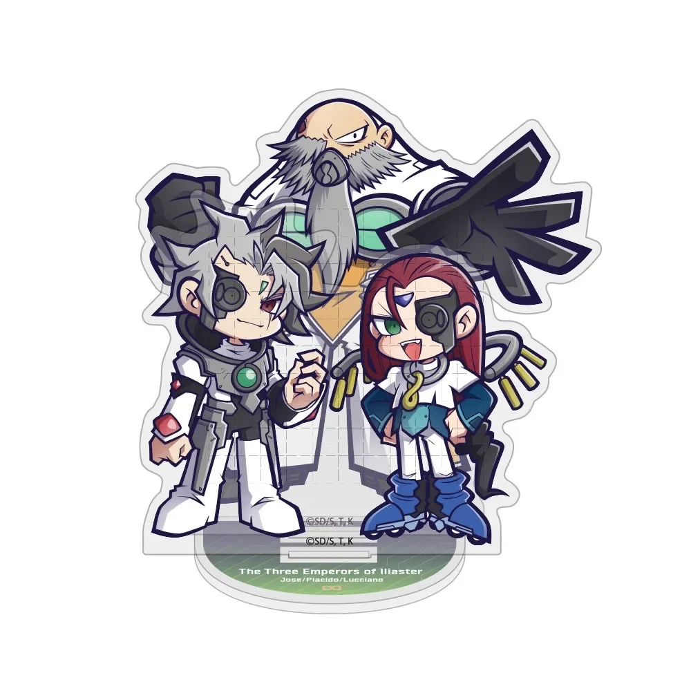 Game Yu-Gi-Oh! 5D\'s Acrylic Stand Doll Anime YuGiOh Fudo Yusei JACK ATLAS Akiza Izinski Figure Model Plate Cosplay Toy for Gift