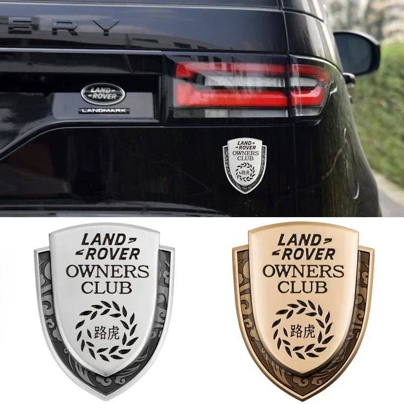 Autocollant de protection et emblème décoratif pour carrosserie arrière et latérale des Land Rover Defender, Discovery, Range Rover Evoque L322, Vogue P38