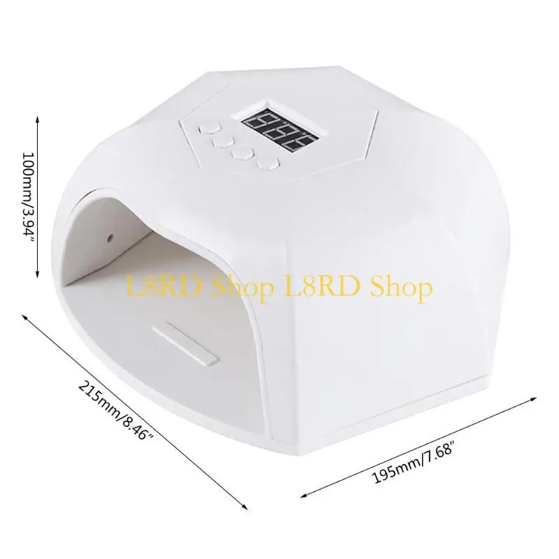 L8RD UV-LED-Nagellampe, UV-LED-Nagellack-Trockner, Gel-Maschine für Maniküre und Pediküre mit und 4