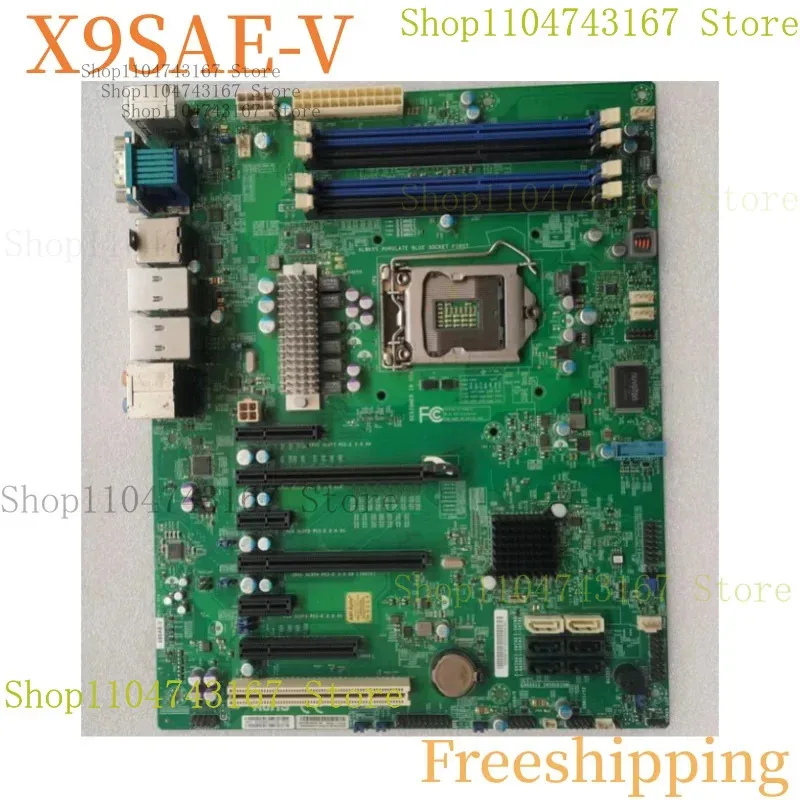 

X9SAE-V For Supermicro E3-1200V2 Motherboard C216 LGA1155 DDR3 Mainboard 100% Tested Fully Work