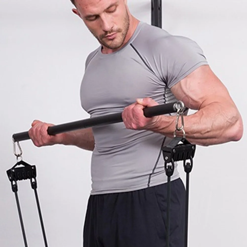 

Heavy Duty Pull Down Bar Fitness Pull Bar Muscle Training Equipment Gym Tension Lever Home Biceps Triceps Strength Trainer Rod