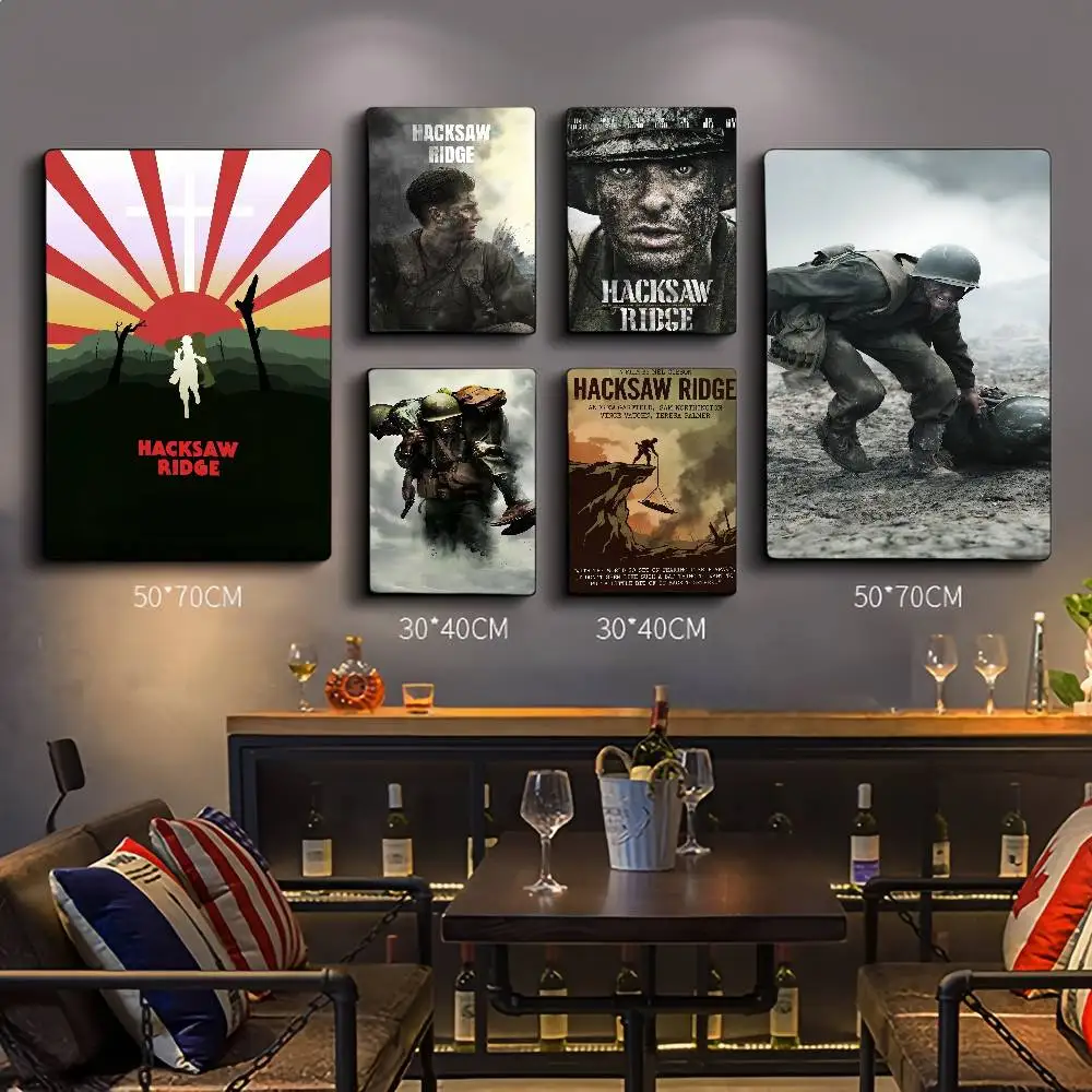 Movie Hacksaw Ridge DIY Sticky Poster Whitepaper Prints Posters Artwork Vintage Decorative Painting