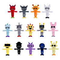 New Sprunki Plush Toys Humanoid Sprunki Plushie Sprunki Soft Game Cartoon Pillow Kids Birthday Gifts Stuffed Dolls