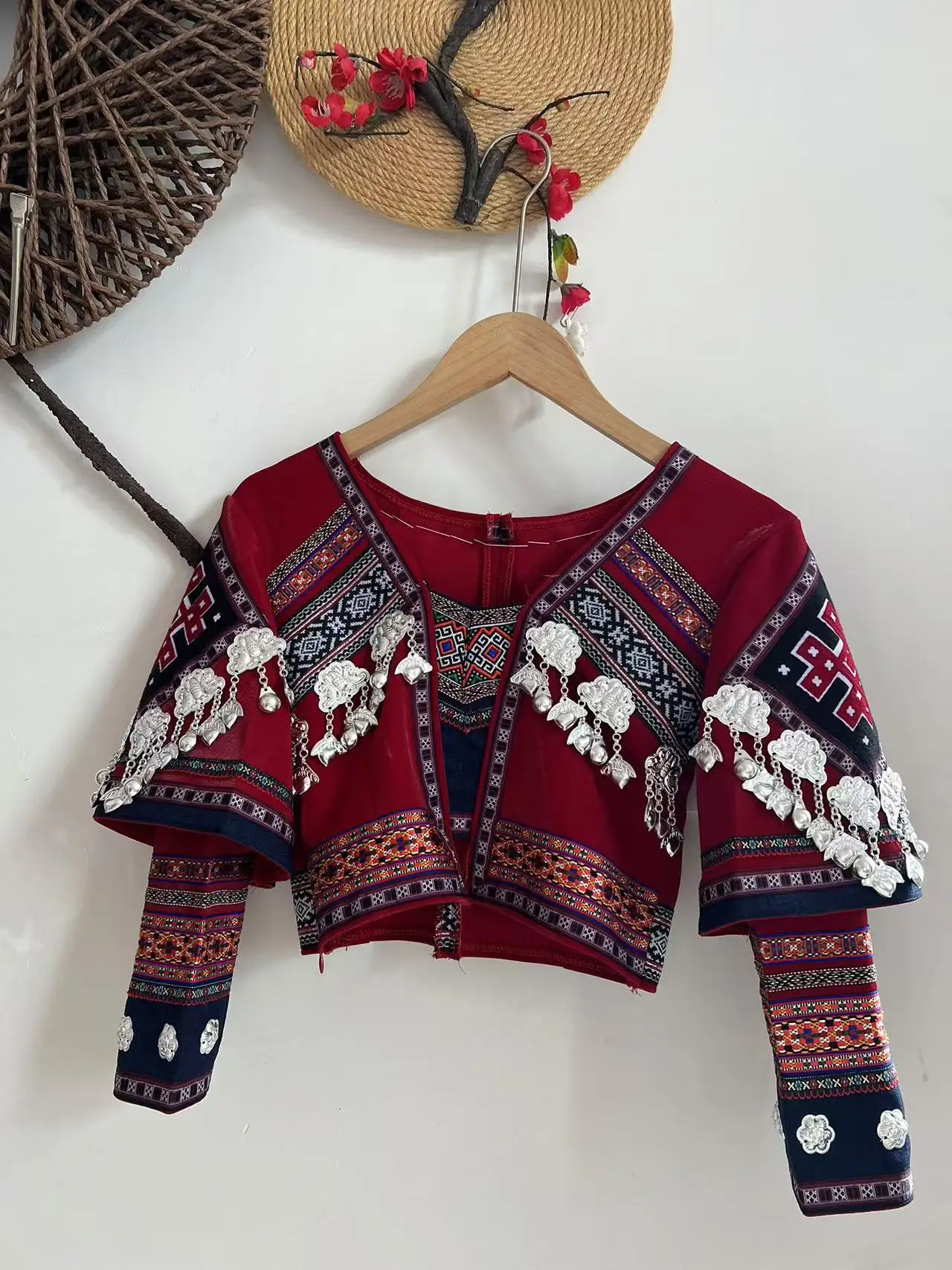 New Miao Costume Women's Clothing Adult Performance Tujia Dance Suit