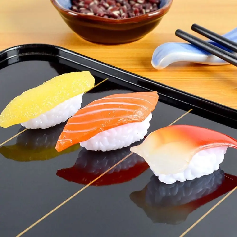 Japanese Food Simulation Sushi Model Pretend Play Cooking Toys Simulation Kitchen Toy Simulation Food Rice Ball Food Toys