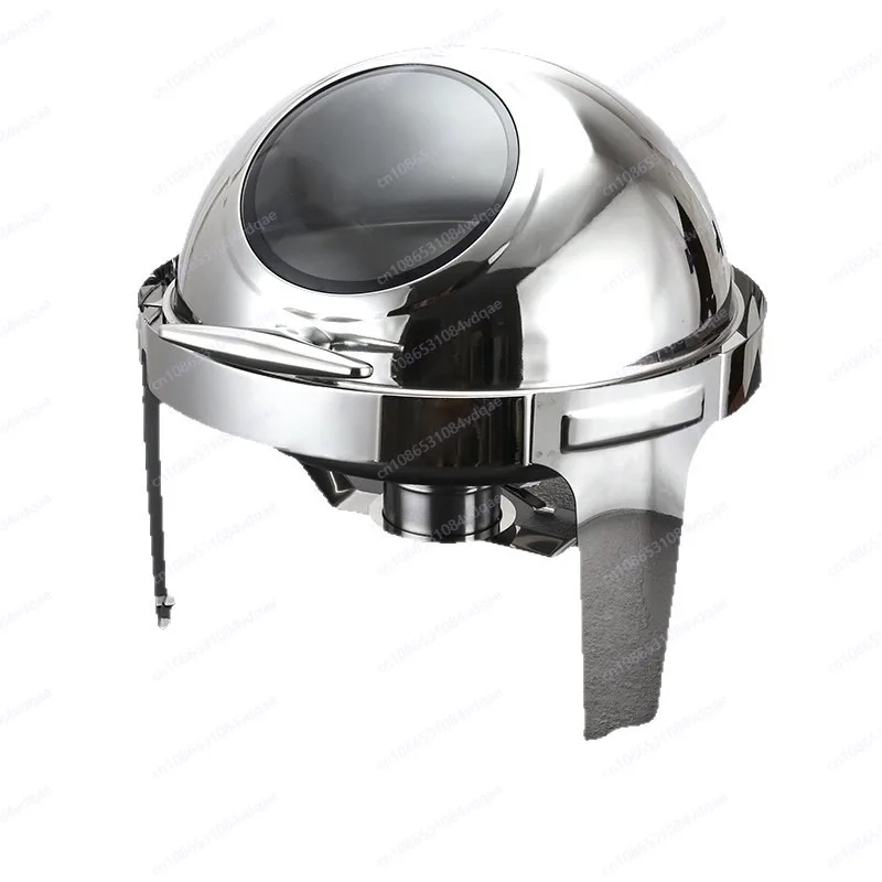 Stainless steel insulation dining table, hotel breakfast insulation table