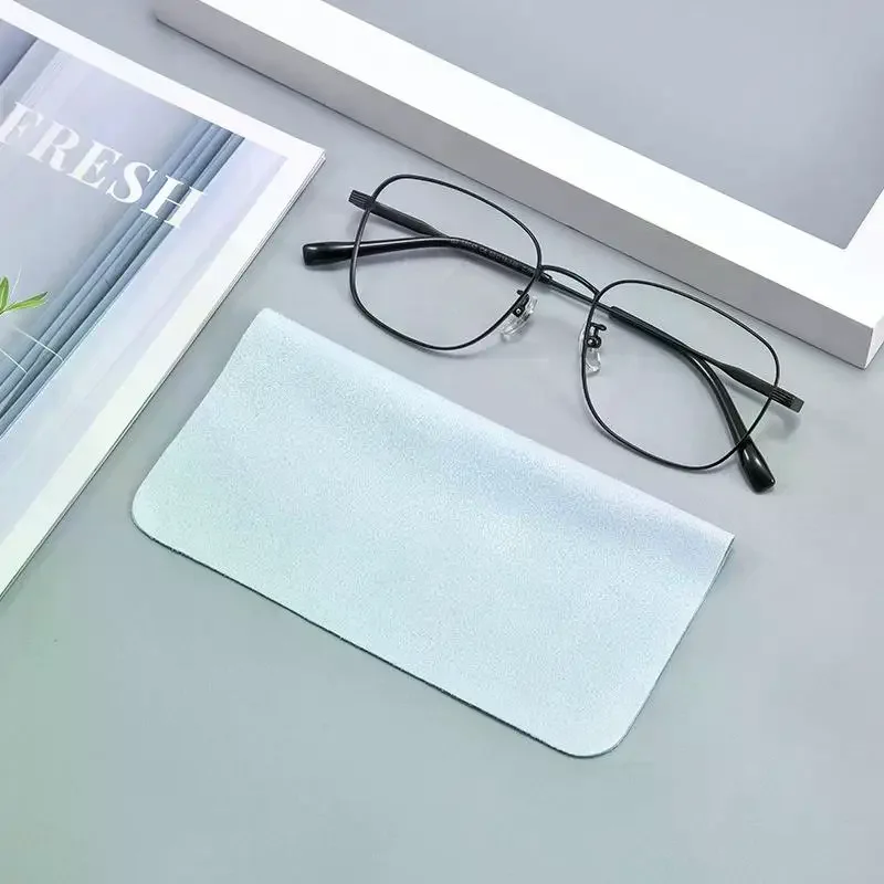 5/10Pcs Suede Glasses Clean Microfiber Glasses Cleaning Cloth For Lens Phone Screen Cleaning Wipe High Quality