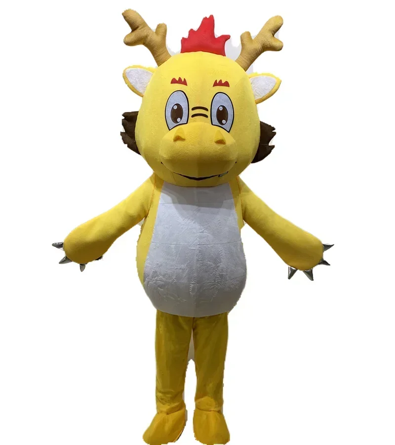 

Dragon Mascot Dinosaur Grass Green Costume Set Role Playing Party Game Cartoon Advertising Promotion Carnival Halloween