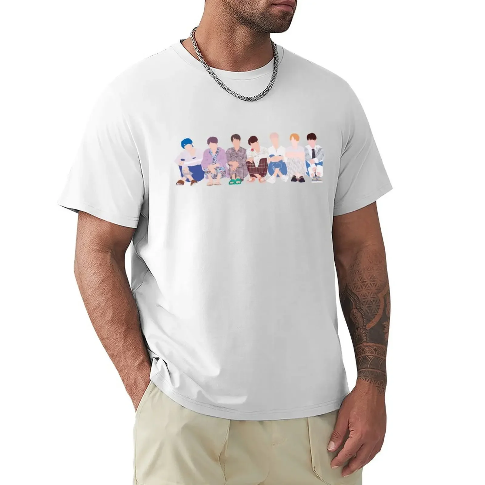 

Boy with luv stickers sticker T-shirt sublime plus sizes t shirts for men