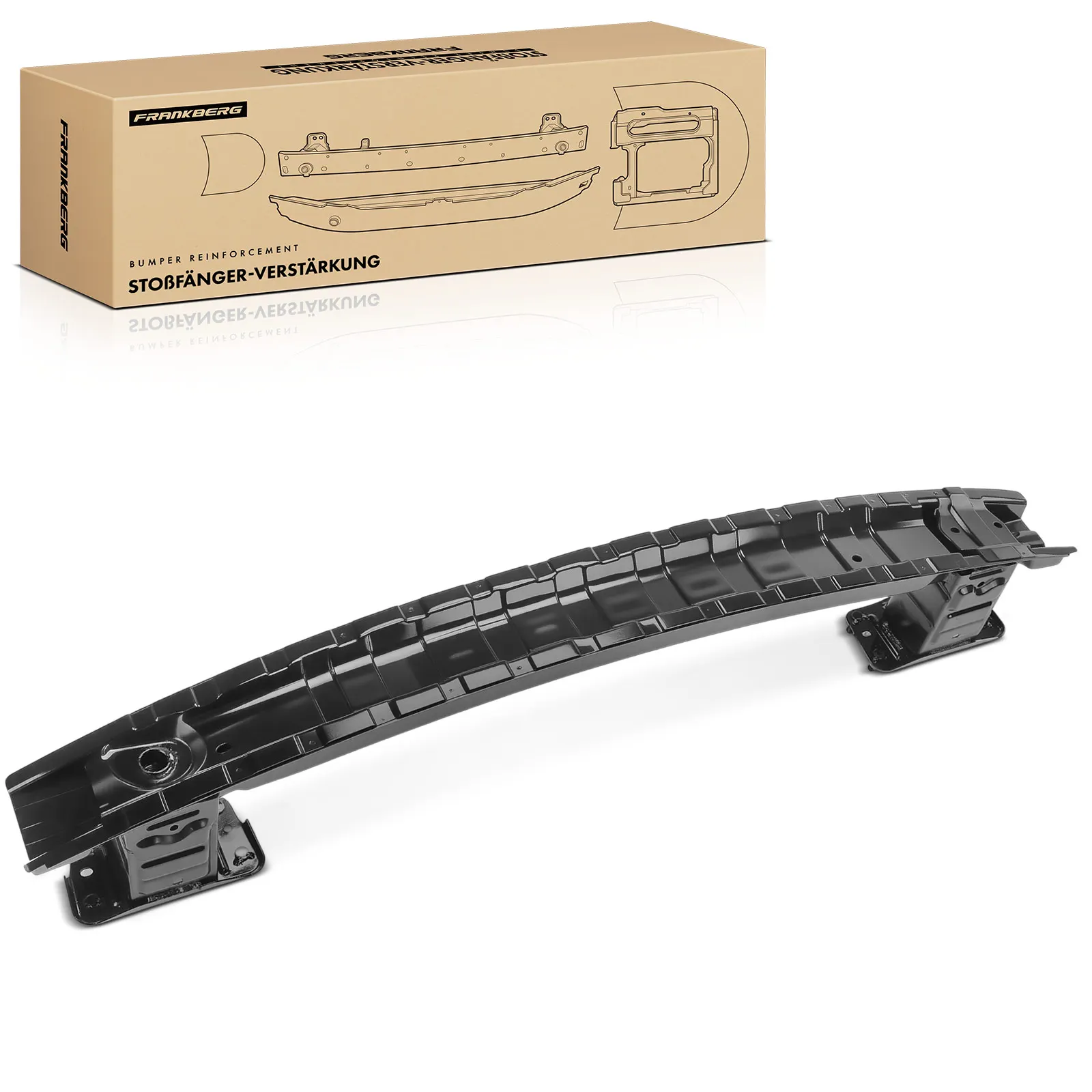 Frankberg 1x Bumper Achterbumpers Drager voor Mercedes-Benz CLA C117 X117 X156 1176100014 MB1106110