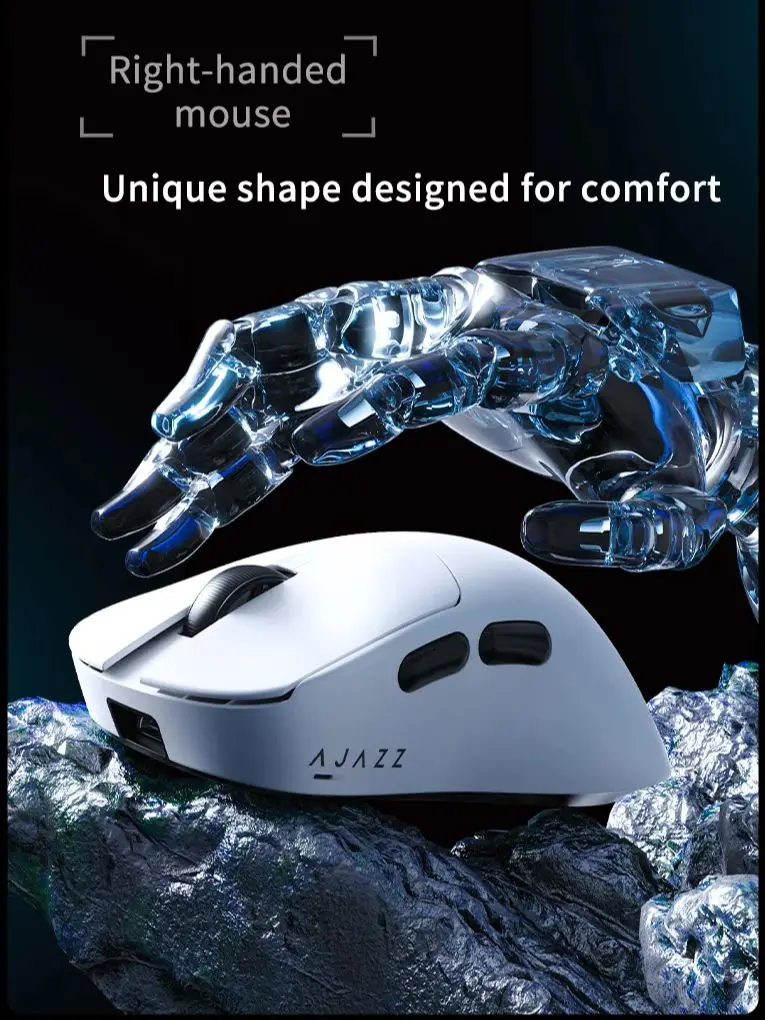 AJAZZ AJ179PRO Souris Filaire Sans Fil Avec Base De Chargement Magnétique Souris De Jeu Partenaires Ergonomique Pour PC Portable