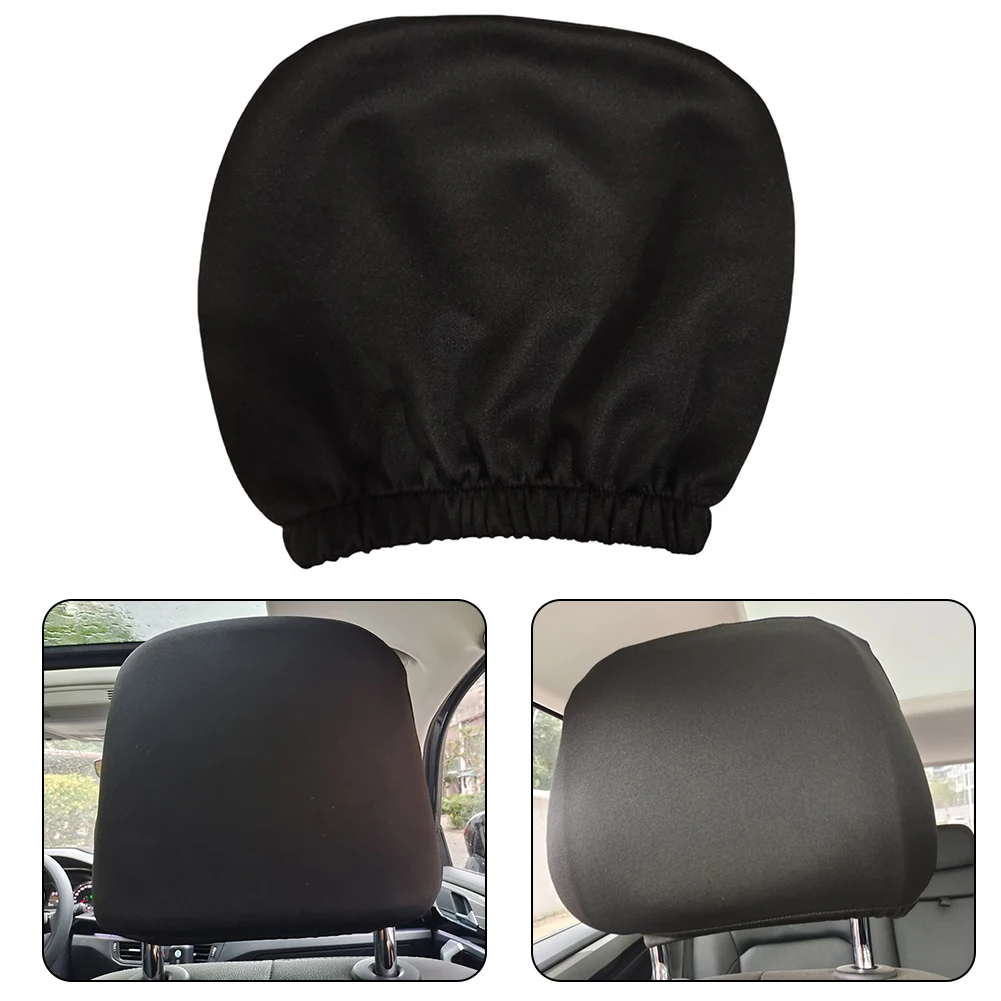 1 Pc Universal Car Seat Headrest Pillowcase Elastic Neck Pillow Cover Dustproof Anti-Dirty Elastic Protective Cover