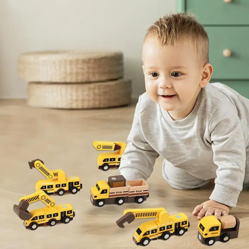 Pista de coche para niños pequeños, juguetes de Motor fino, pista de carreras magnética educativa, juguete para rompecabezas, iluminación, pista de riel DIY, juguetes para padres e hijos