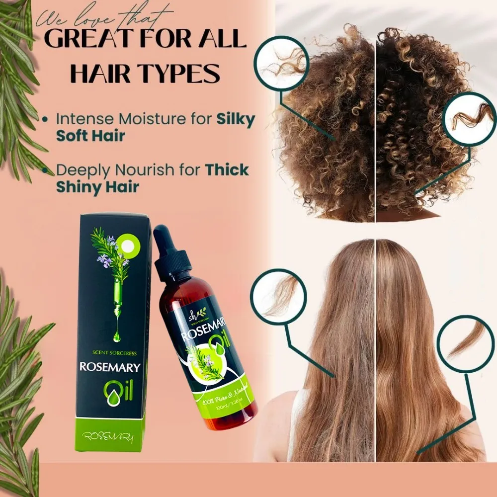 

Новое 100 мл массажное масло розмарина, чистое натуральное ароматерапевтическое питательное осветление кожи, релаксация, интенсивное восстановление, эфирное масло для волос