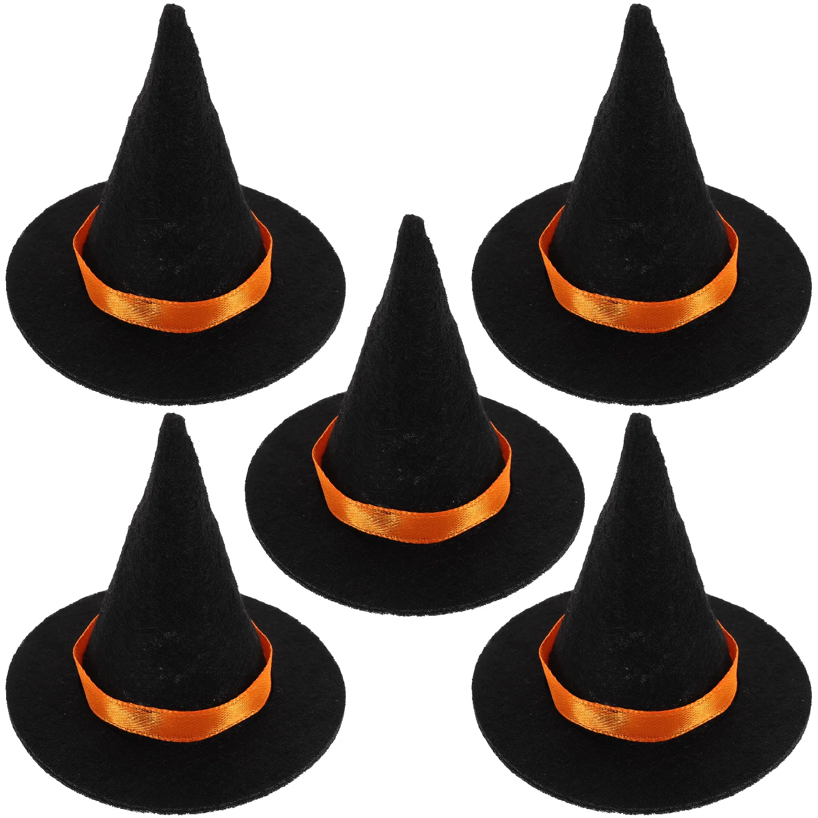 

Mini Witch Hat Tiny Ornament Small Hats for Cake Decor Miniature Decors Crafts House Halloween Costumes