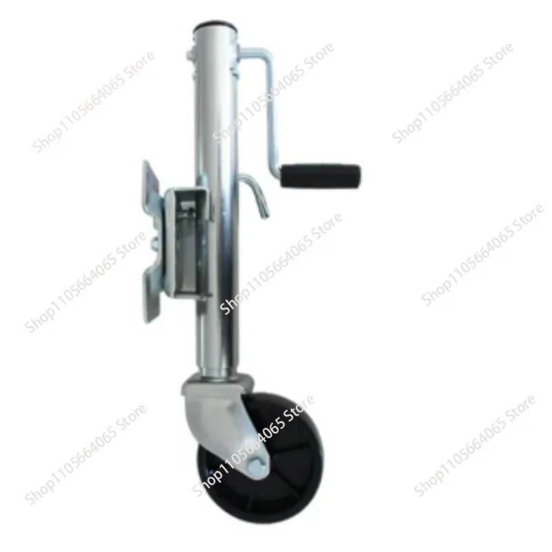 Solid Wheel Sidewind Round Swivel Trailer Jack With Bolt On Capacity  Jockey Wheel Boat RV Parts Accessories