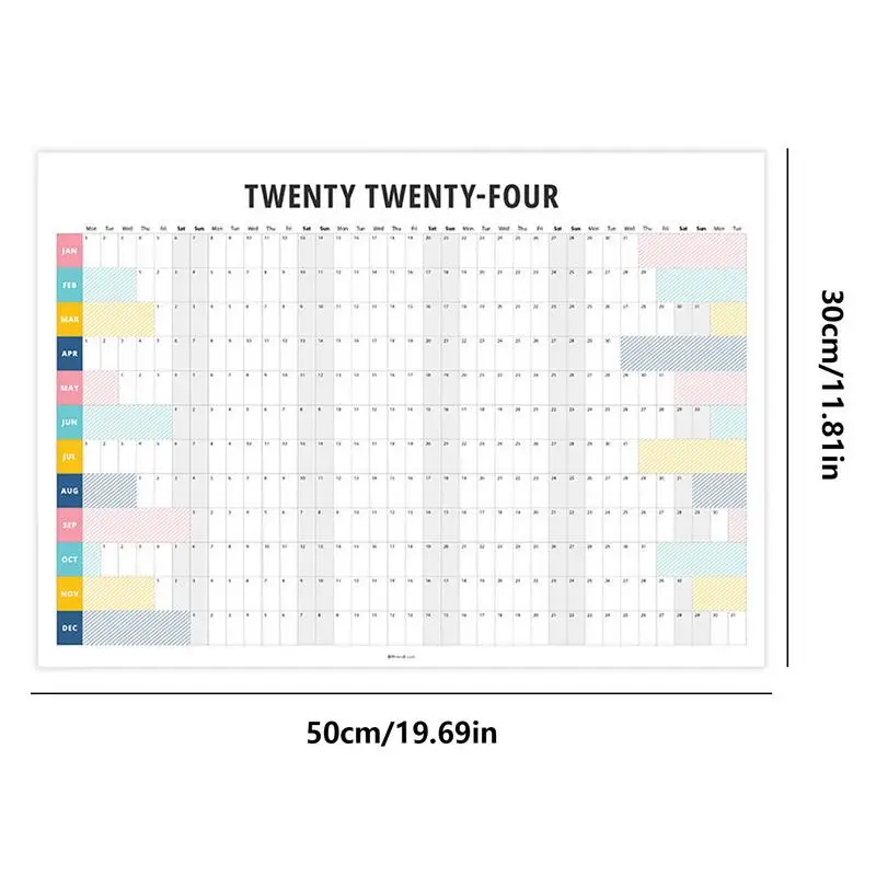 2024 Wall Calendar Dry Erase Wall Calendars Yearly Calendar And Year Planner To Organize Work And Life For Family Friends