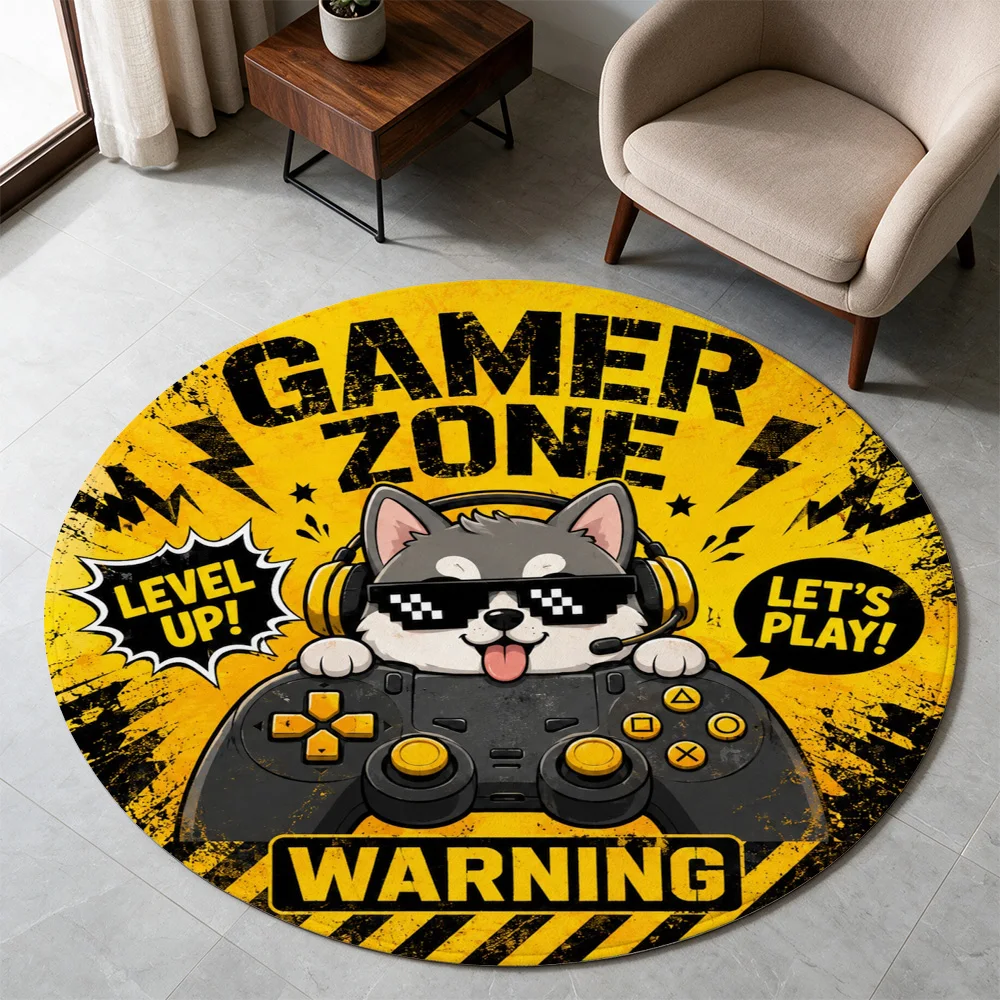 Gamer Zone Gaming Mat Mouse Pad for PC Gaming Setup Level Up Let's Play Fun Desk Accessory