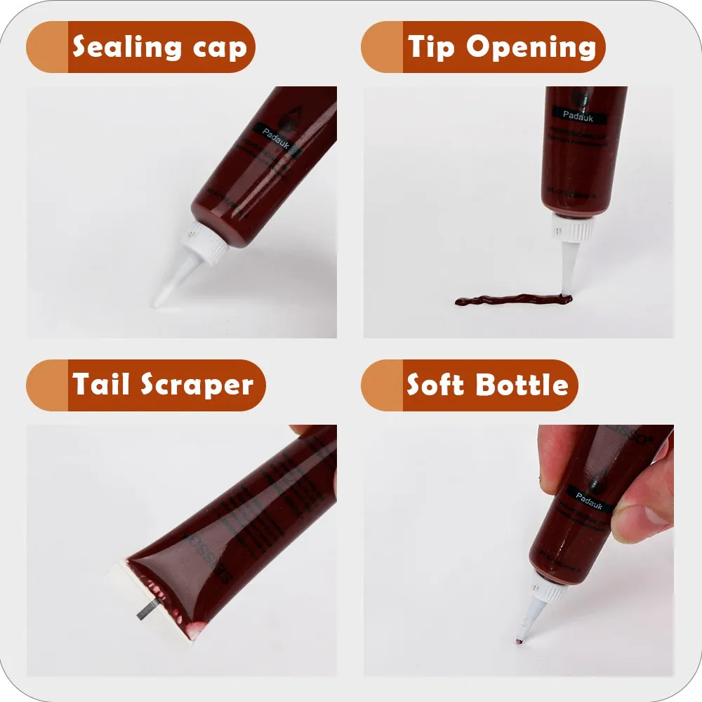 28PCS Wooden Furniture Repair Kit Wood Fill Scratch Repair Furniture Repair Kit Surface Scratch is Suitable for Table and Door