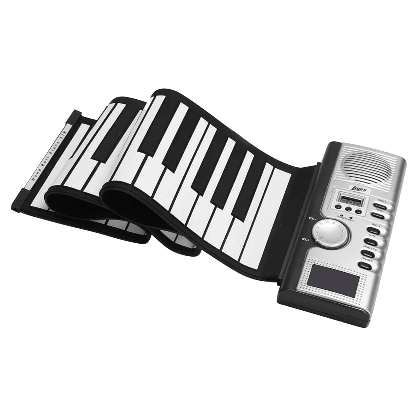 

61 Keys Hand Roll Up Piano Portable Folding Electronic Organ Keyboard Instruments Silicone Soft