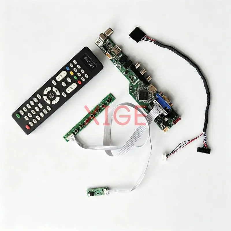 Drive Board Fit HSD101PWW1 LTN133AT16 B101EW05 LTN121AT11 USB+AV+VGA+HDMI 1280x800 LVDS-40Pin Laptop Display Screen 1280*800 Kit