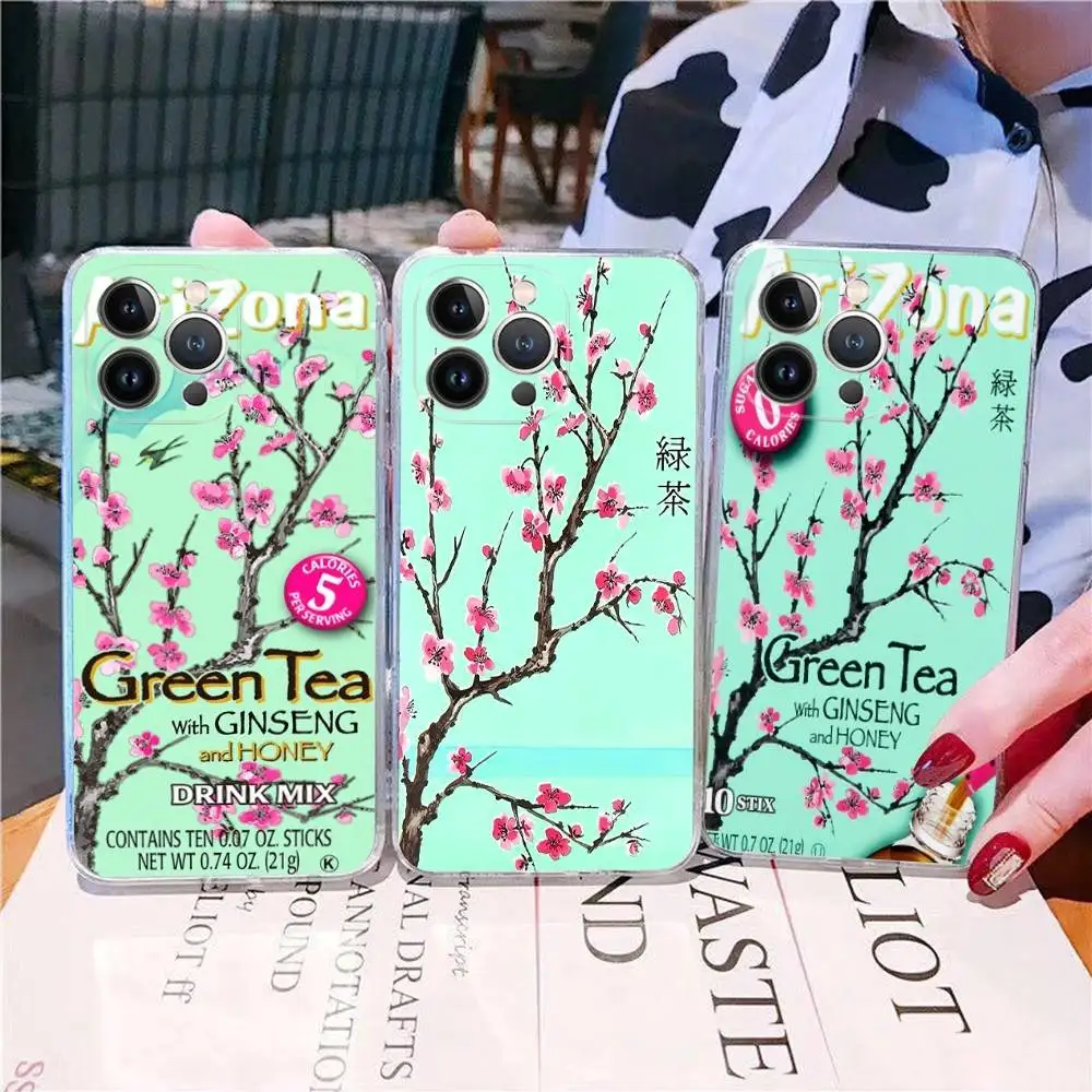 Fashion Vaporwave AriZona Iced Tea Aesthetic For IPhone 17 Air 16 Pro Max 15 14 13 12 11 Plus Phone Case