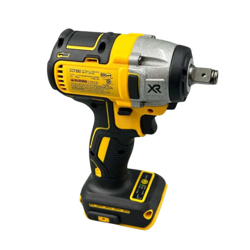 Dewalt Brushless Impact Wrench, Bateria de lítio elétrica recarregável, Ferramentas elétricas sem fio, 20 Nm, DCF880, 20V