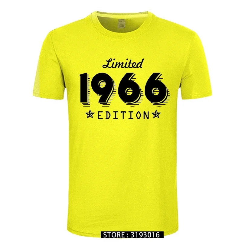 1966 Limited Edition Gold Design Men's Black T-SHIRT Cool Casual pride t shirt men Unisex New Fashion tshirt Loose Size